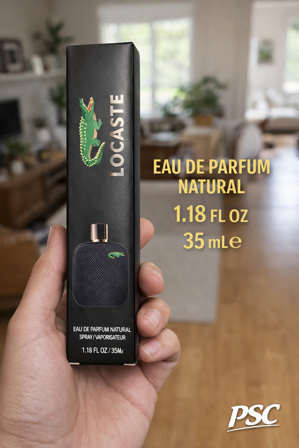 Lacoste L.12.12 Noir Eau de Parfum Size: 1.18 FL OZ / 35 mL